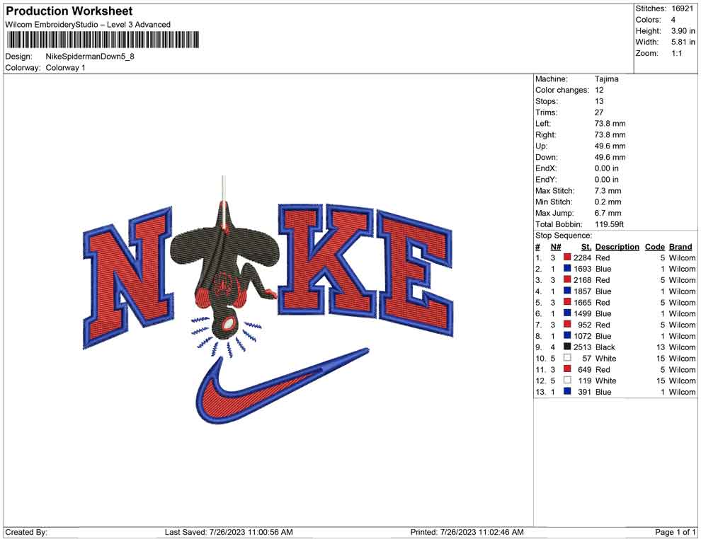 Nike Spiderman Down
