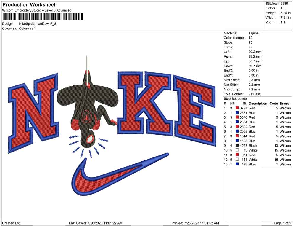Nike Spiderman Down
