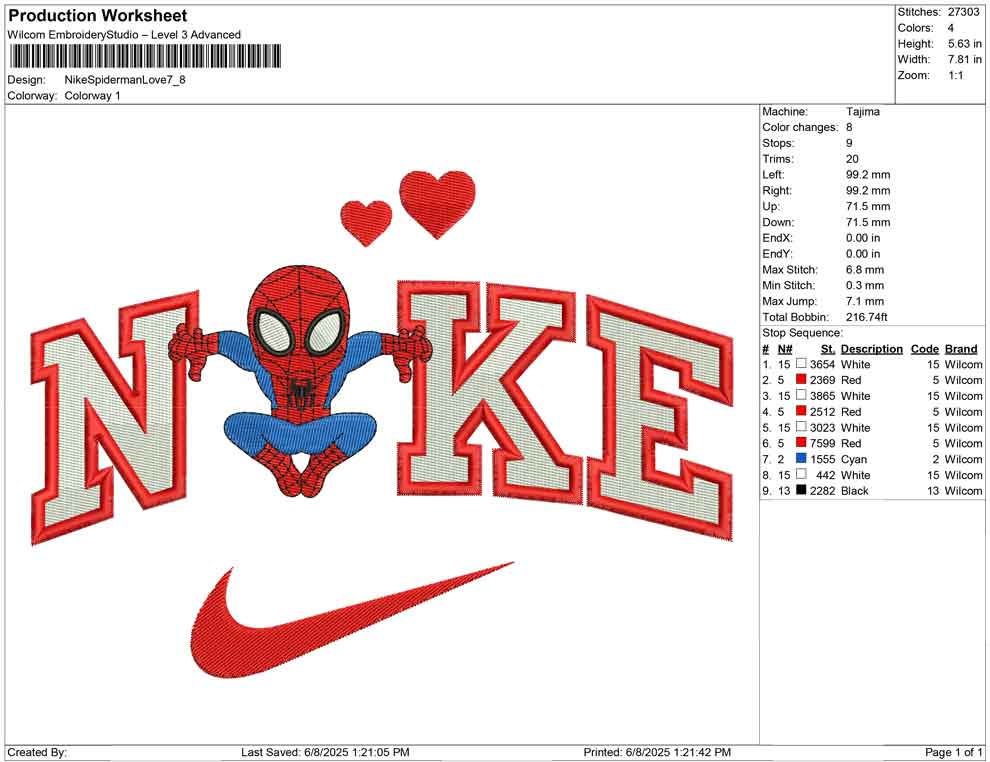 Nike Spiderman Love