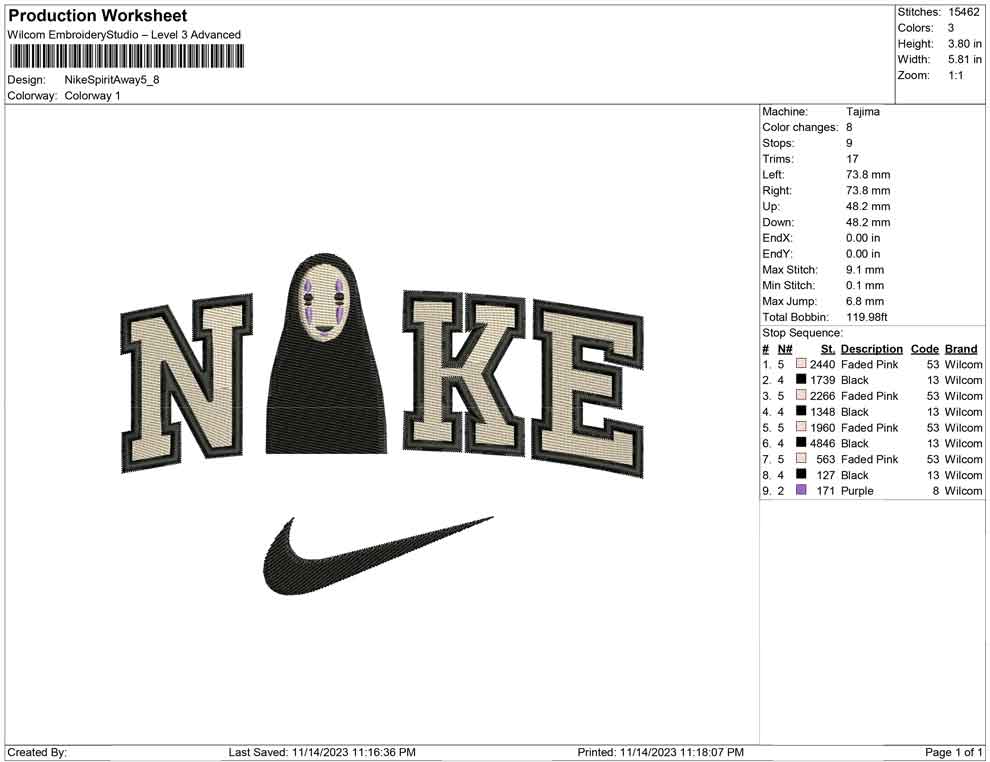 Nike Spirit away
