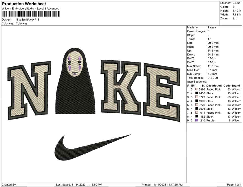 Nike Spirit away