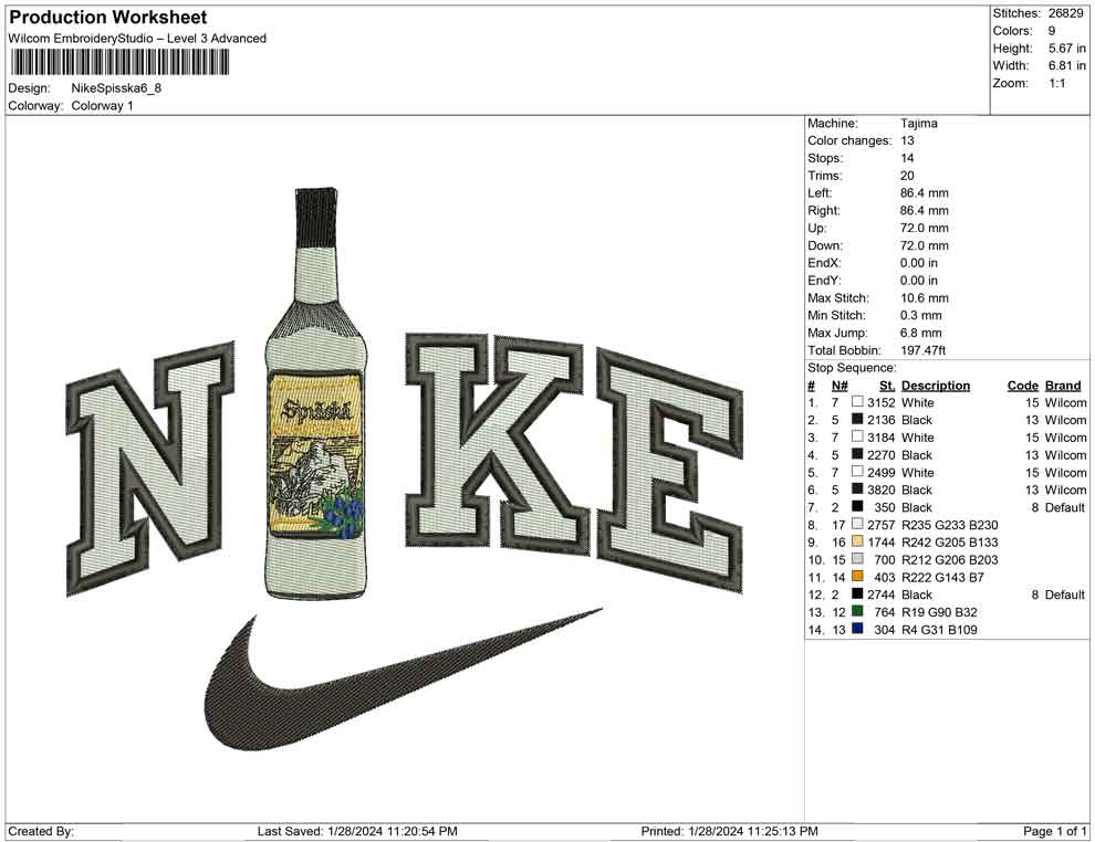 Nike Spisska bottle