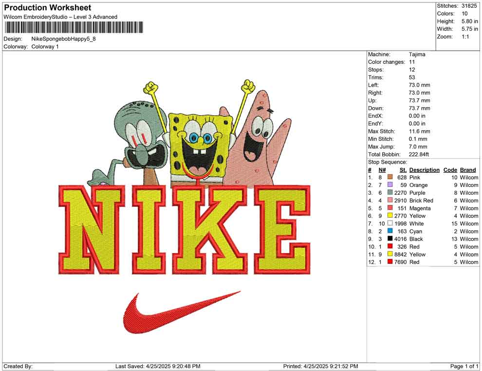 Nike Spongebob Happy