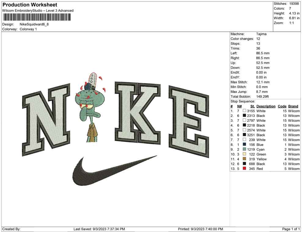 Nike Squidward