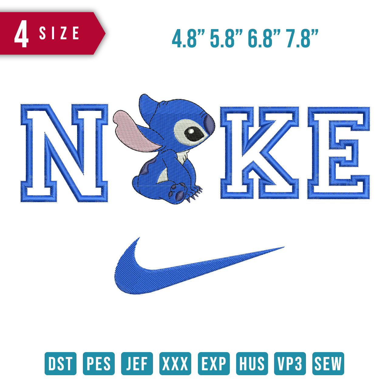 Nike Stitch Blue Embrobuy