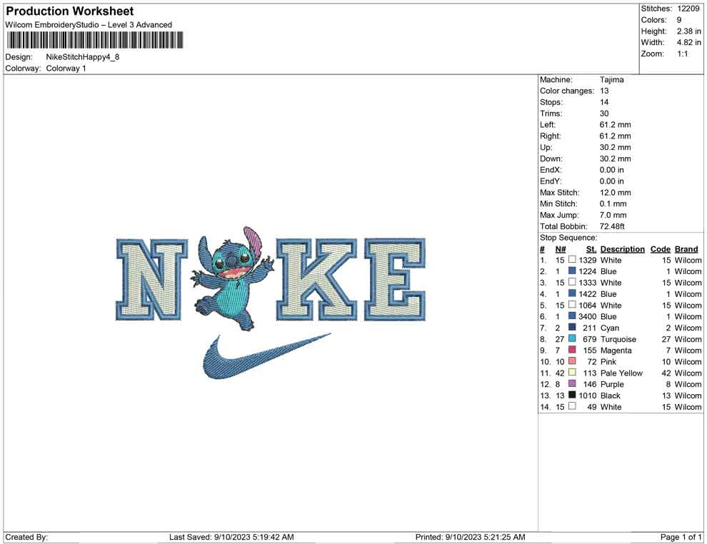 Nike Stitch Happy