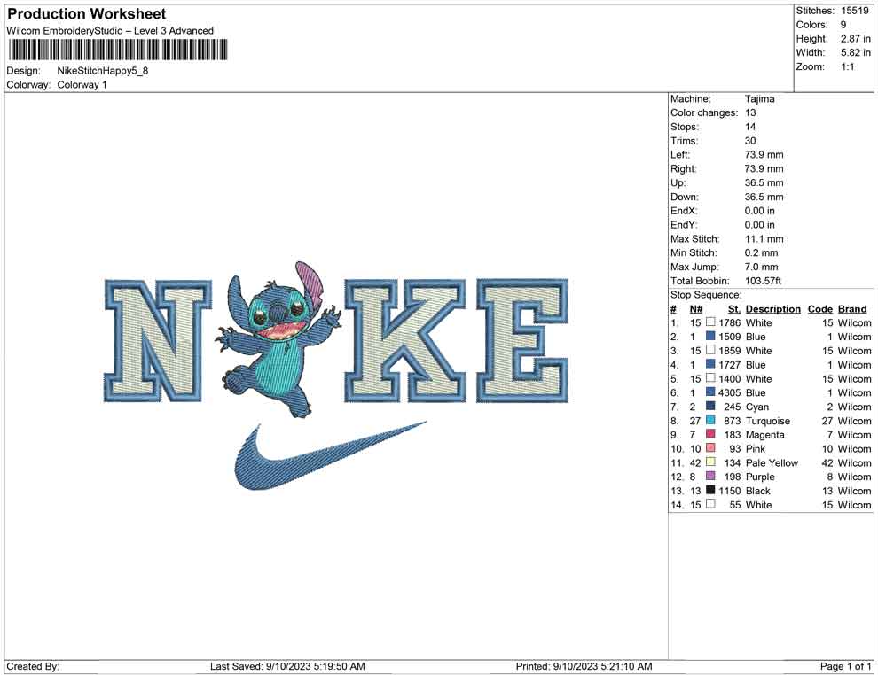 Nike Stitch Happy