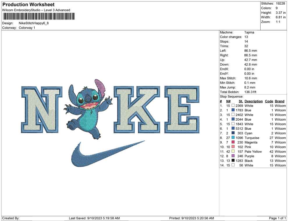 Nike Stitch Happy