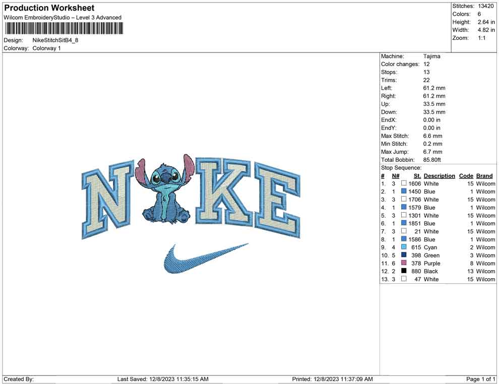 Nike Stitch Sit B