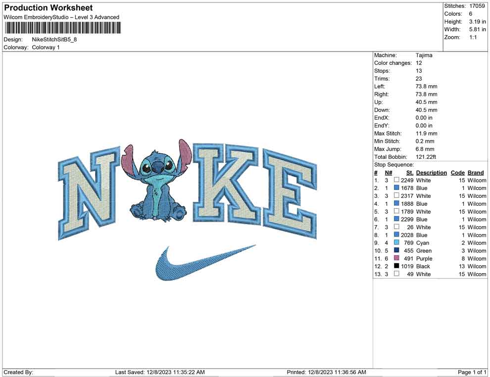 Nike Stitch Sit B