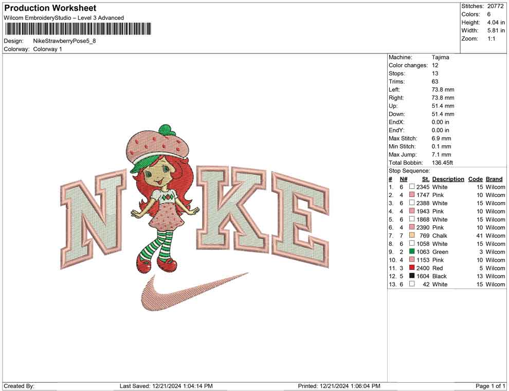 Nike Strawberry Pose