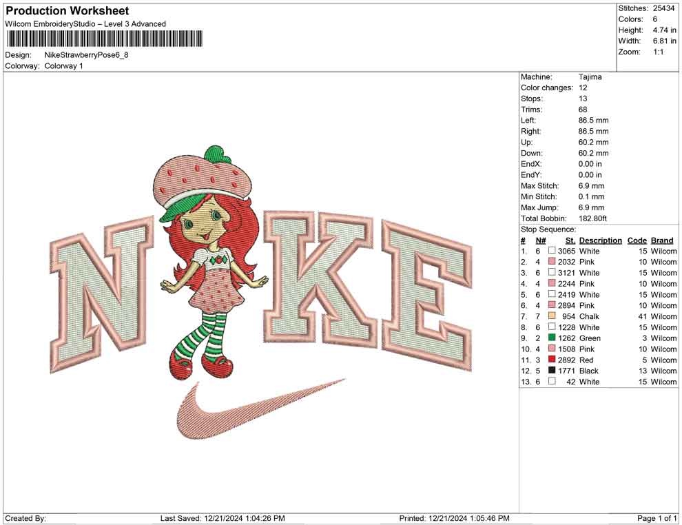 Nike Strawberry Pose