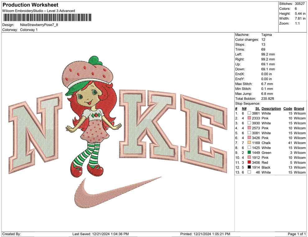 Nike Strawberry Pose