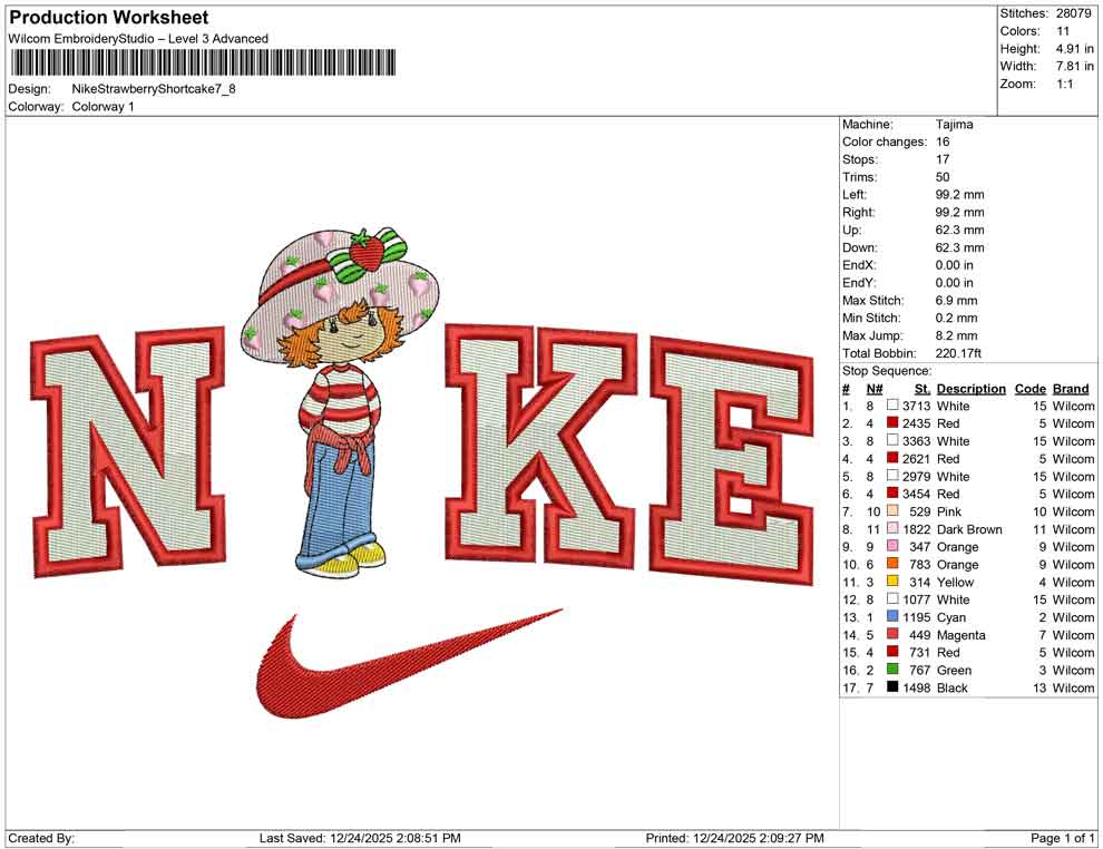 Nike Strawberry Shortcake