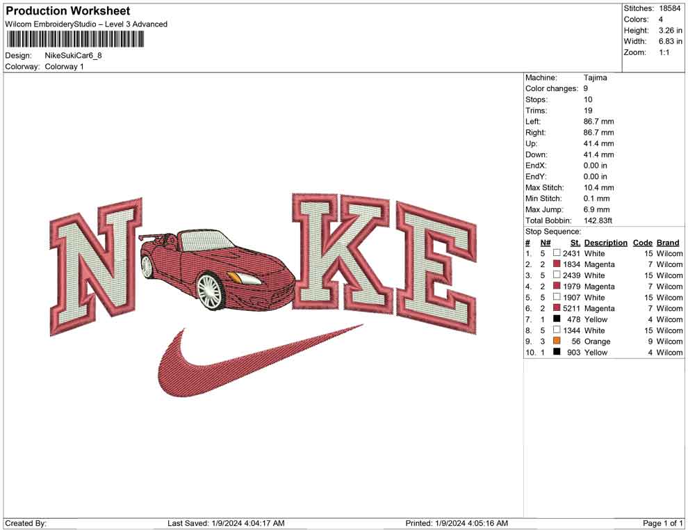 Nike Suki Car