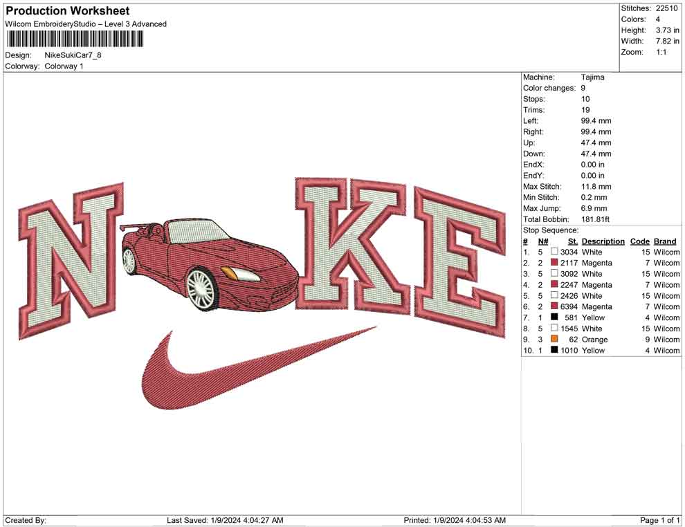 Nike Suki Car