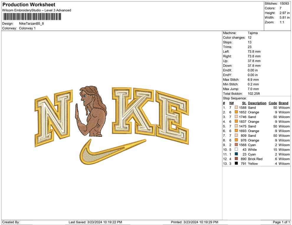 Nike Tarzan B