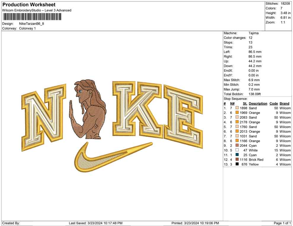 Nike Tarzan B