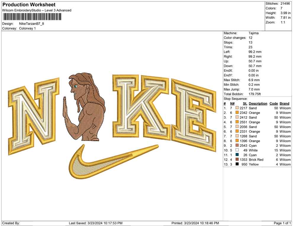Nike Tarzan B