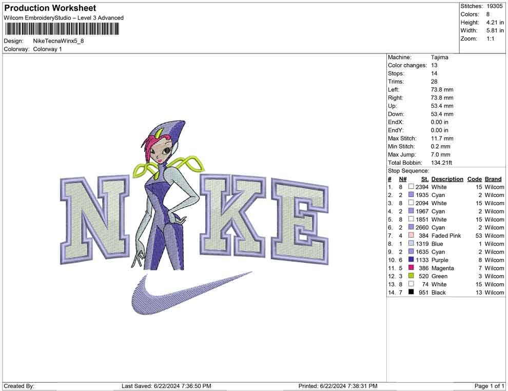 Nike Tecna Winx