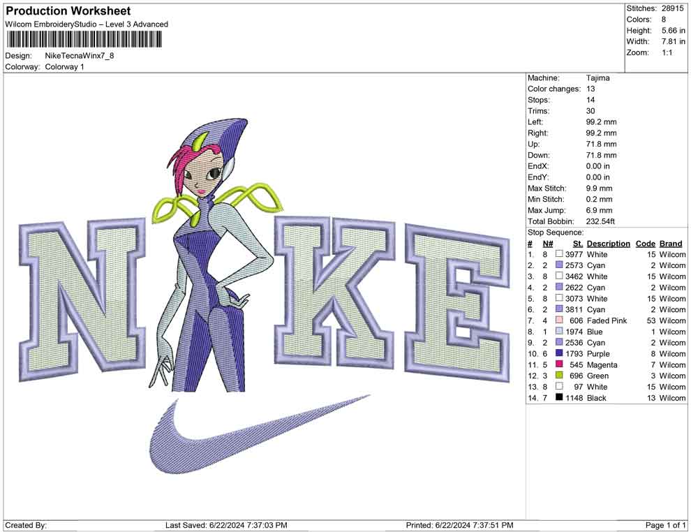 Nike Tecna Winx
