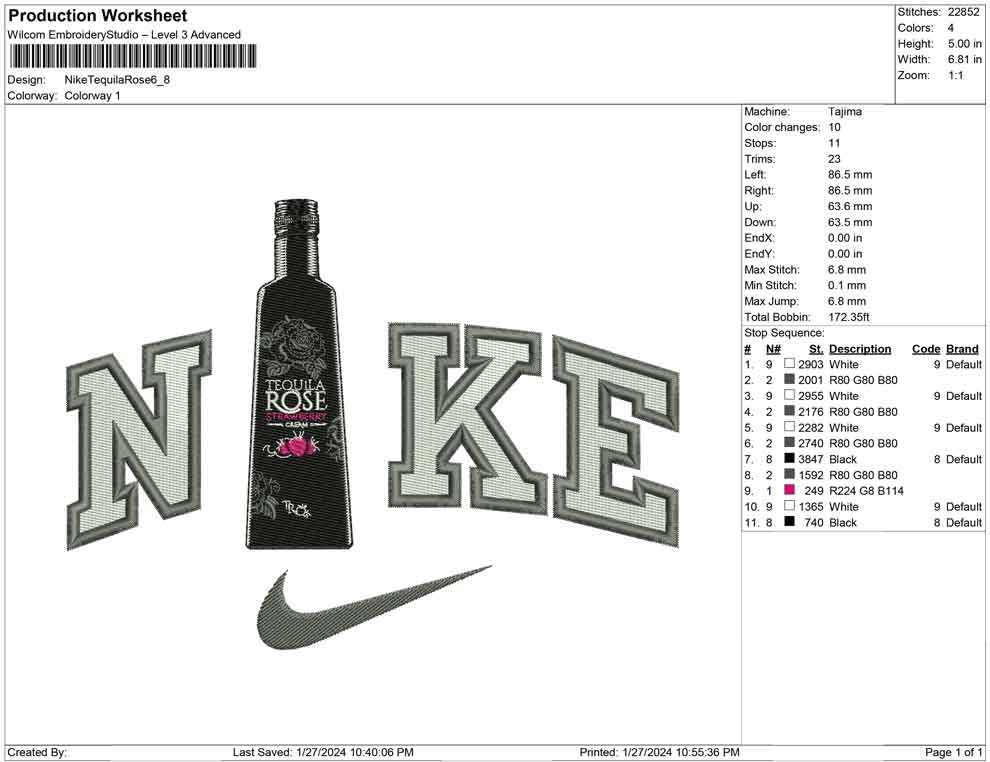 Nike Tequila Rose