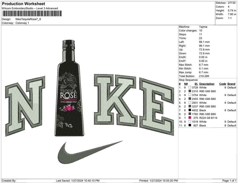Nike Tequila Rose