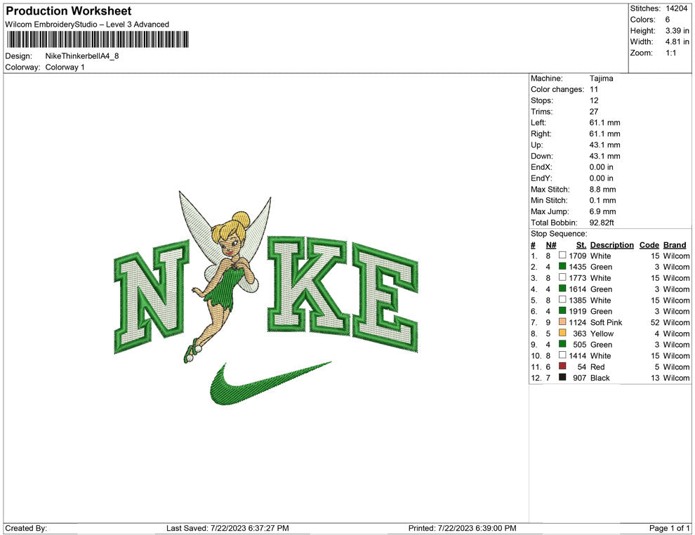Nike Thinkerbell A