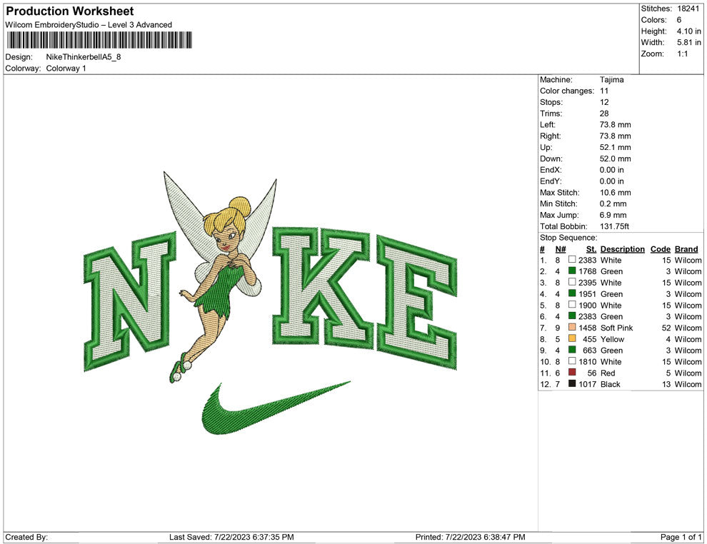 Nike Thinkerbell A