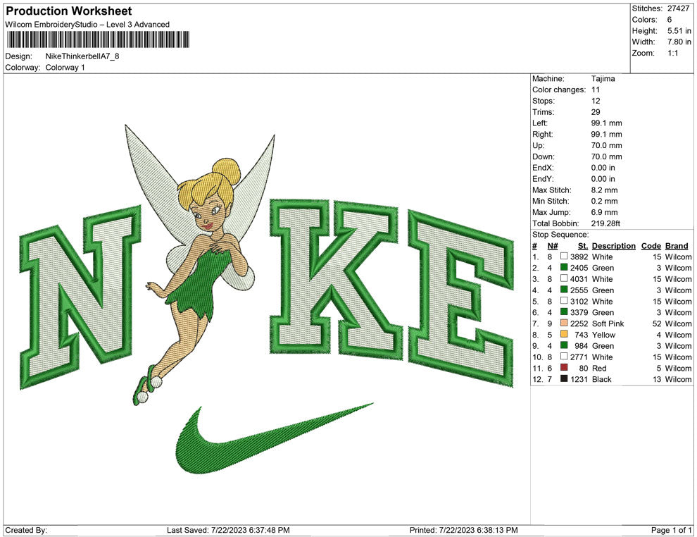 Nike Thinkerbell A