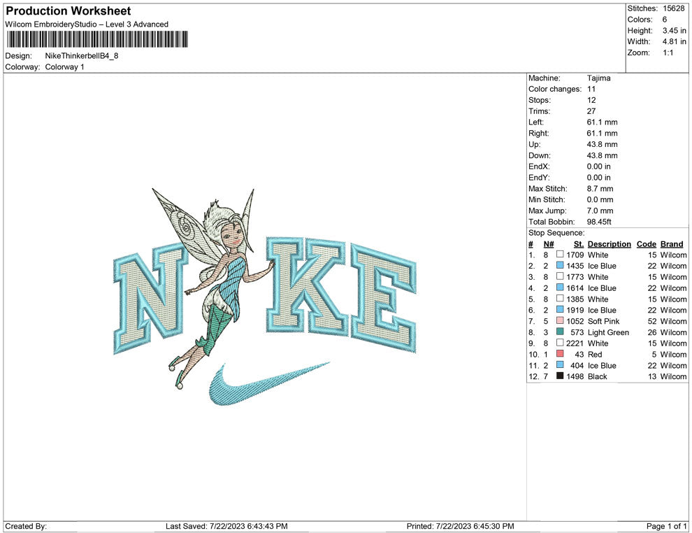 Nike Thinkerbell B