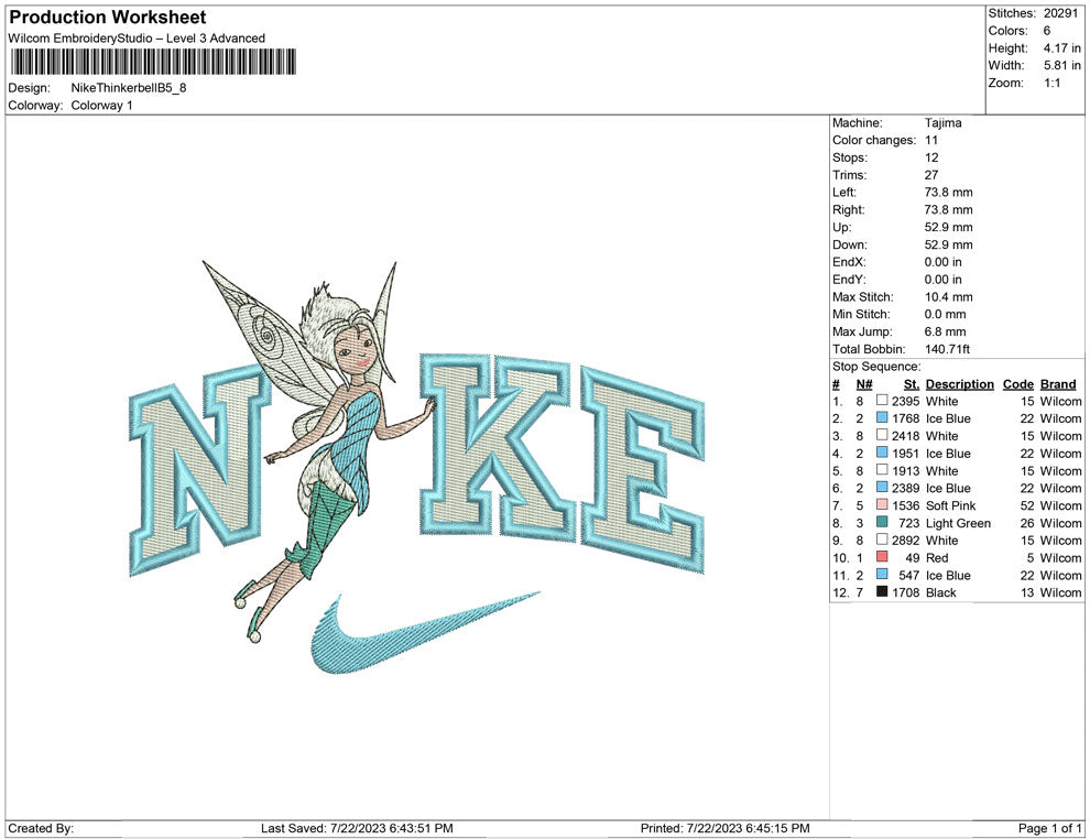 Nike Thinkerbell B