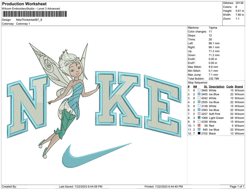 Nike Thinkerbell B