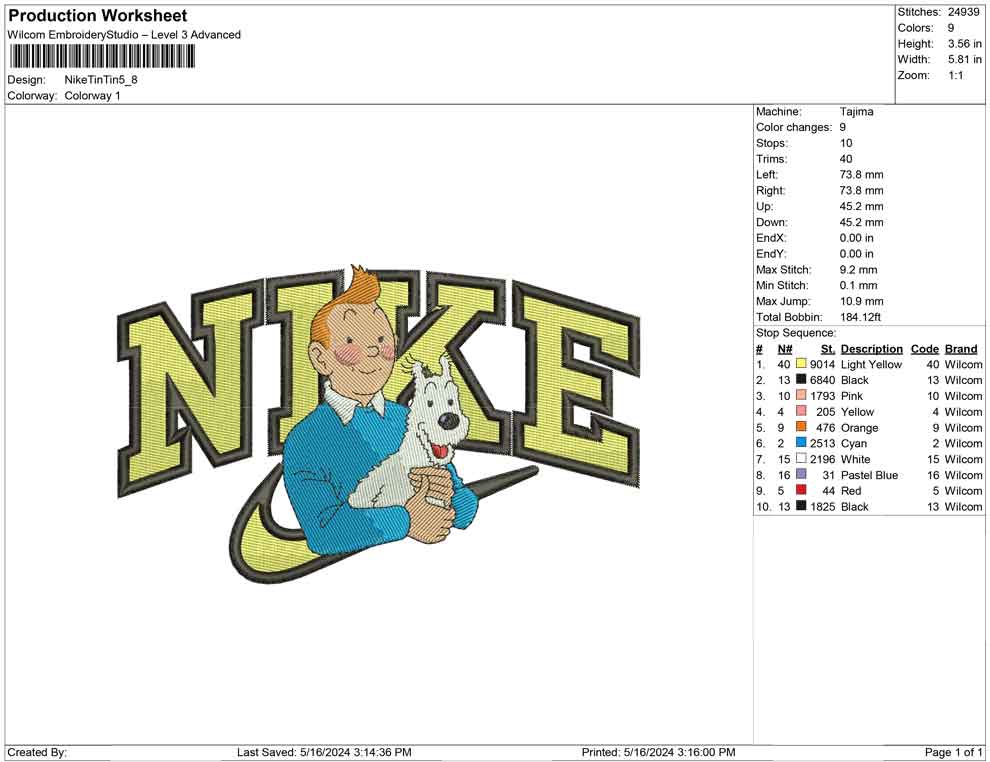 Nike Tin Tin