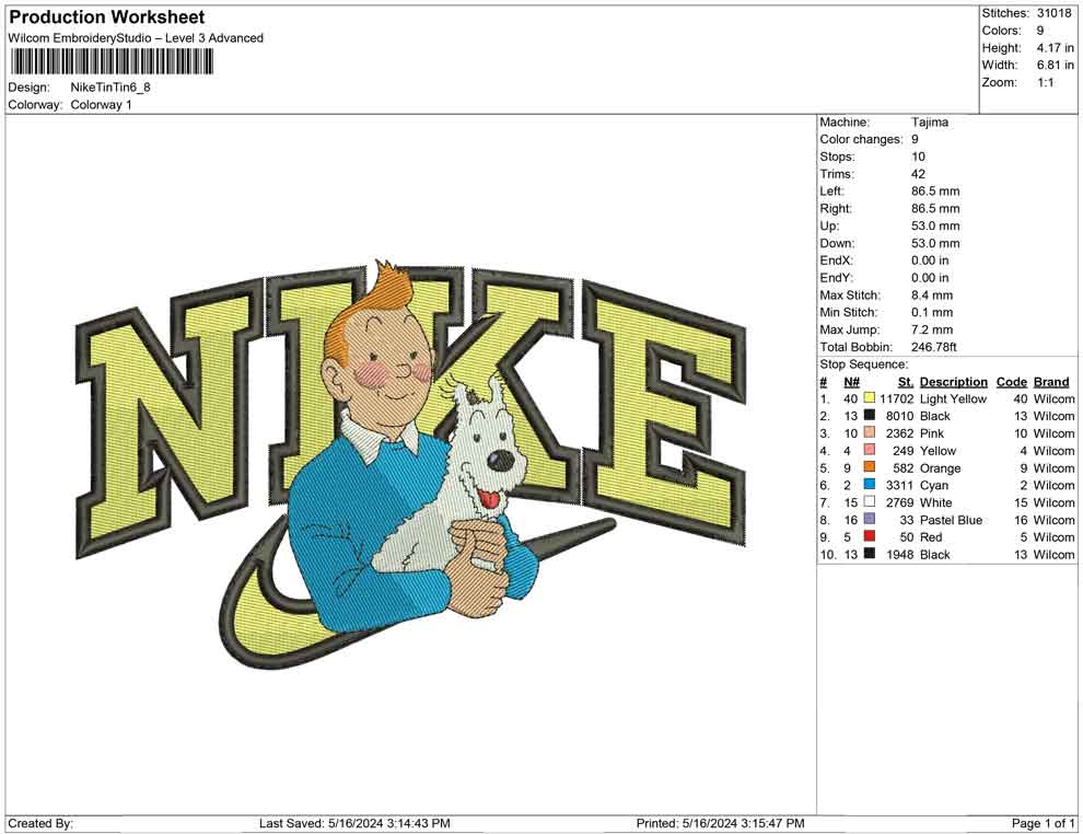Nike Tin Tin