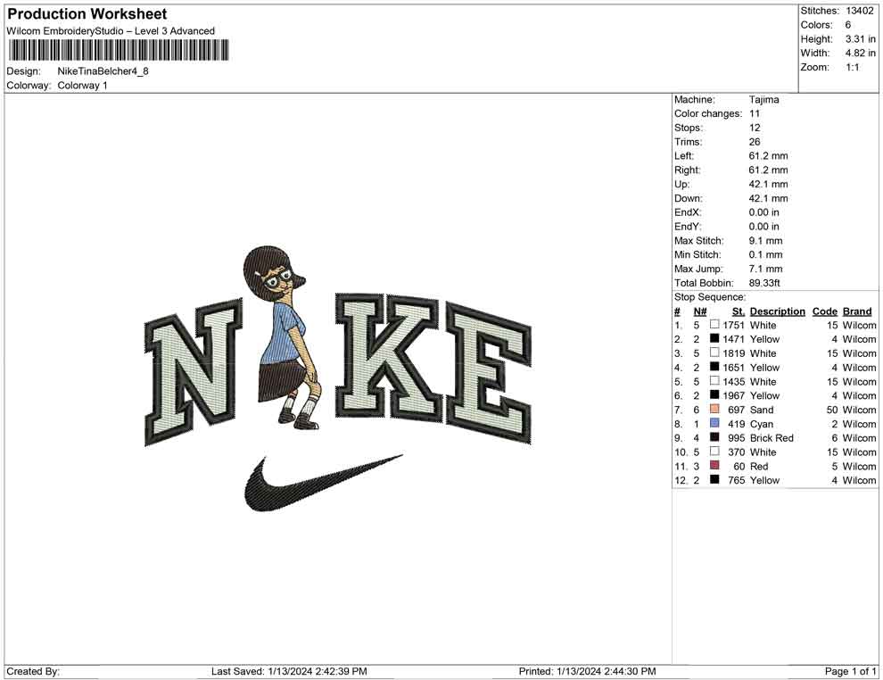 Nike Tina Belcher