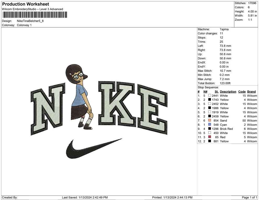 Nike Tina Belcher