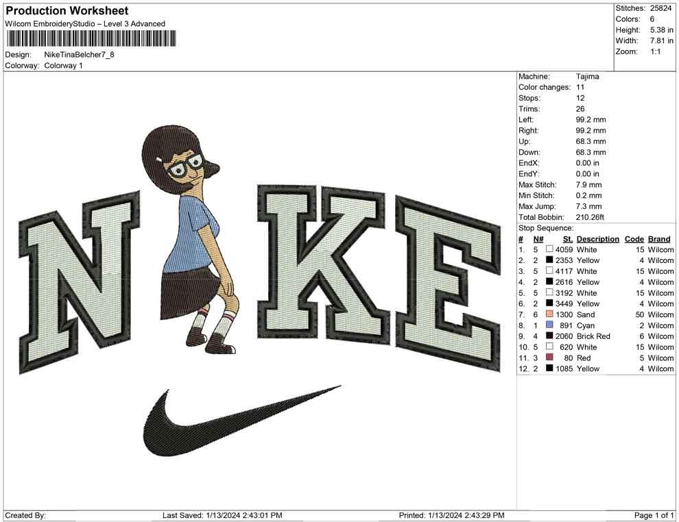 Nike Tina Belcher