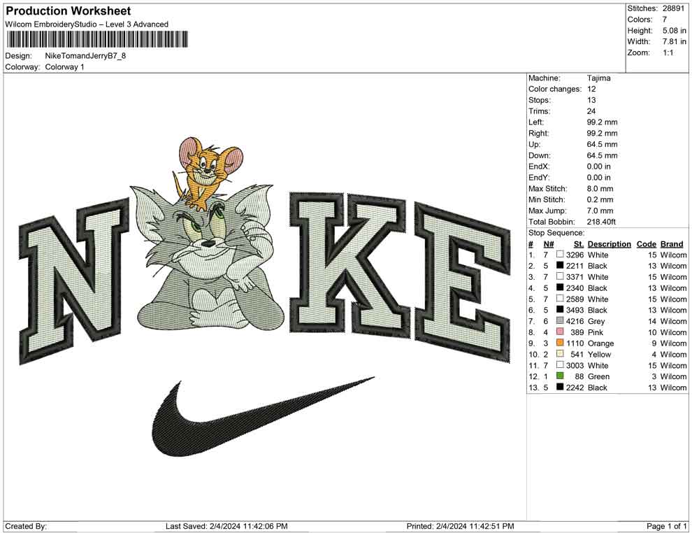 Nike Tom and Jerry B
