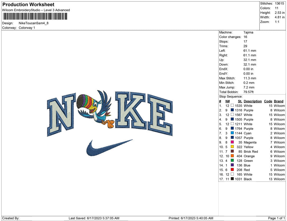 NikeToucan Sam