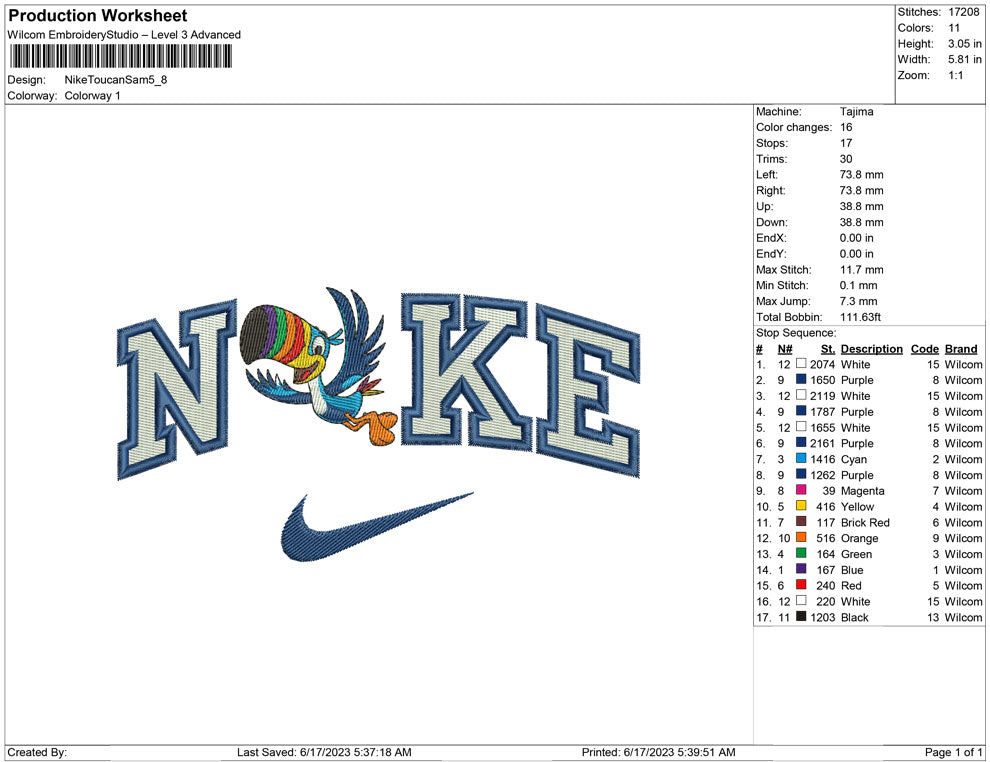 NikeToucan Sam