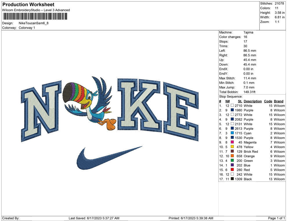 NikeToucan Sam