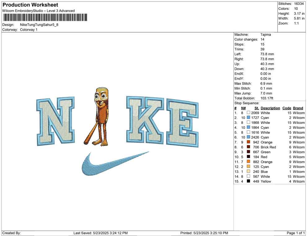 Nike Tung Tung Sahur
