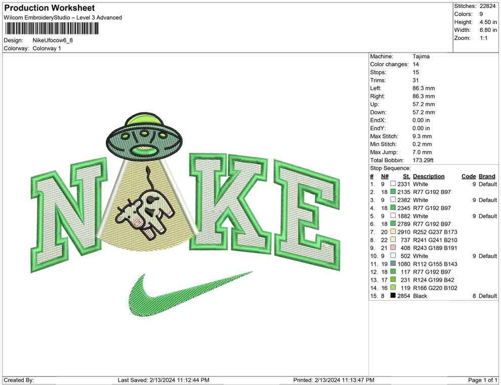 Nike Ufo Cow
