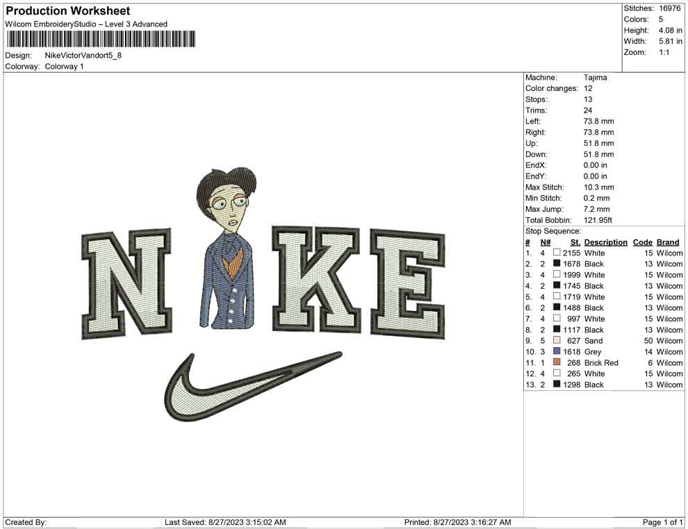 Nike Victor van dort