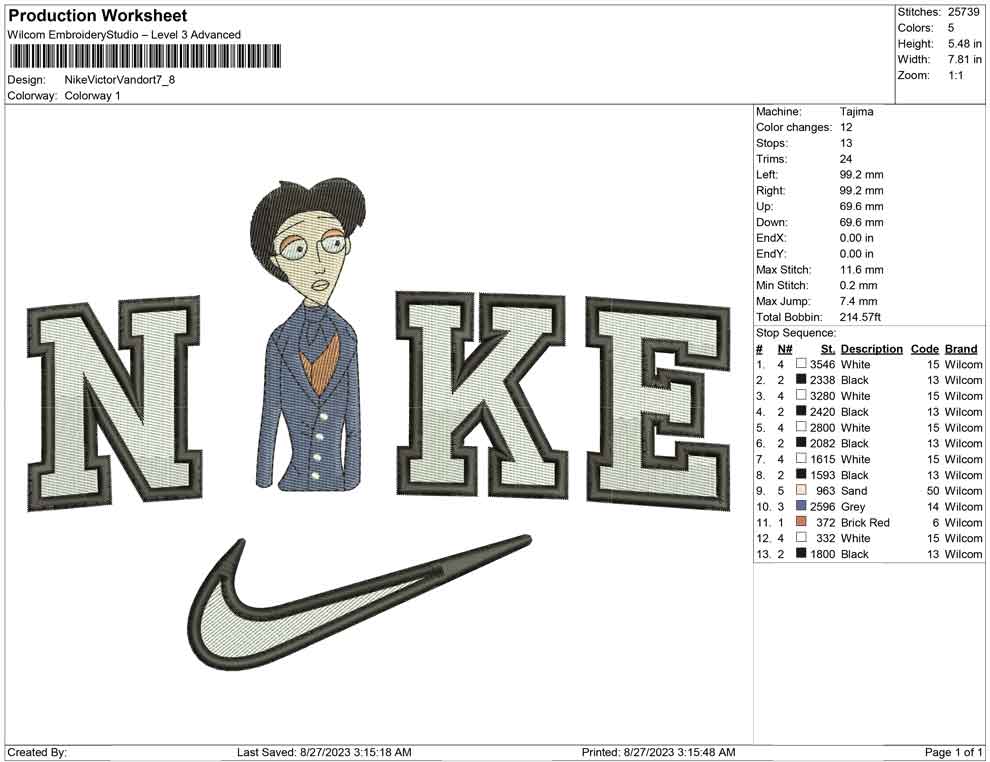 Nike Victor van dort