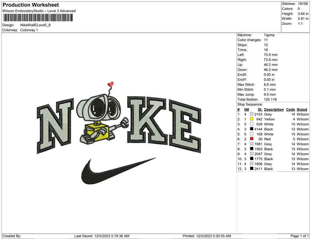 Nike Wall-e love