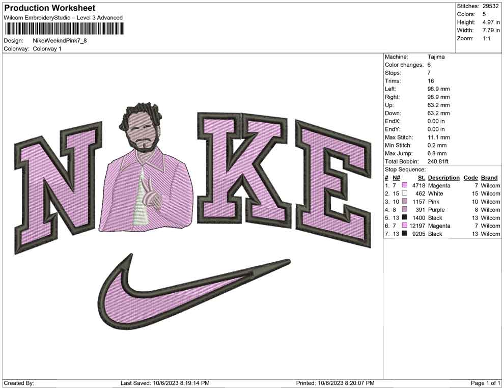 Nike Weeknd pink