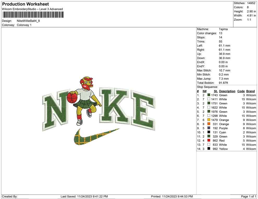 Nike willie ball
