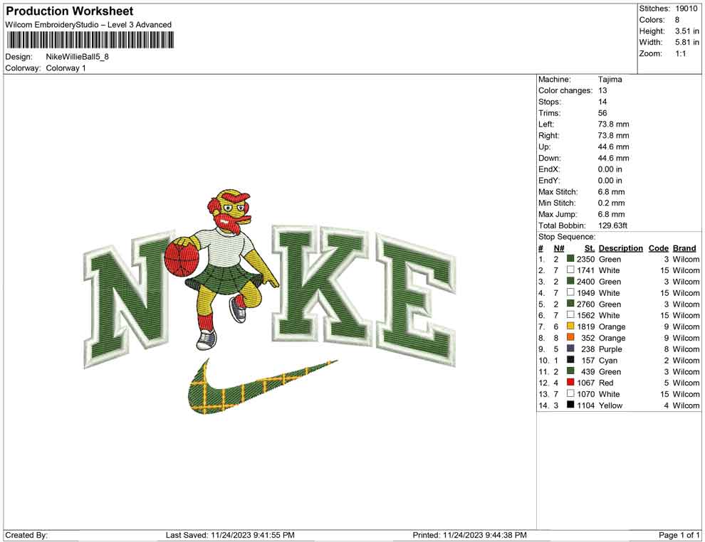 Nike willie ball